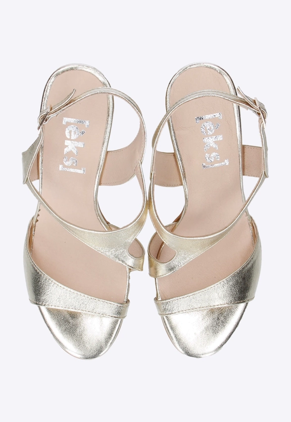 Sandały na obcasie Eks 9851