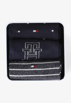 SKARPETY DAMSKIE 3 PARY W PUDEŁKU PRODUCENTA TOMMY HILFIGER 701236464C