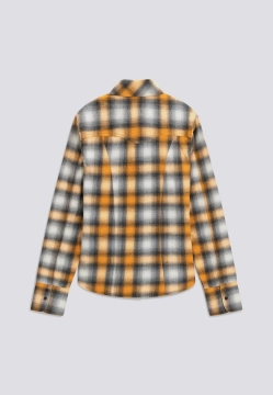 KOSZULA DAMSKA W KRATĘ Z DŁUGIM RĘKAWEM GAS B0903