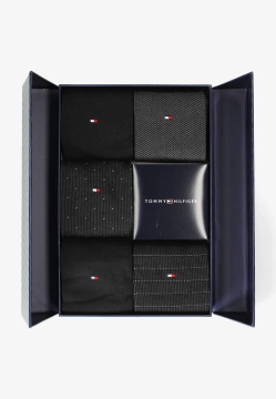 SKARPETY WYSOKIE 5 PAR W PUDEŁKU PRODUCENTA TOMMY HILFIGER 701235374C