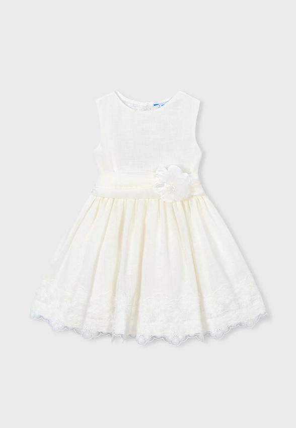 SUKIENKA WIZYTOWA DZIEWCZĘCA Z KORONKOWYMI DETALAMI MAYORAL 3914