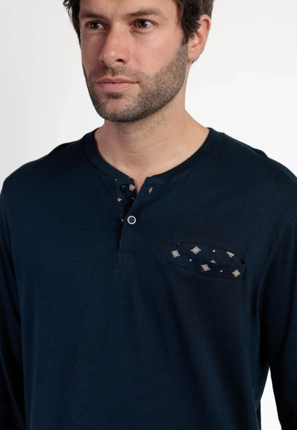 PIŻAMA MĘSKA Z DŁUGIM RĘKAWEM ADMAS Z KOLEKCJI STAR WARS 63771