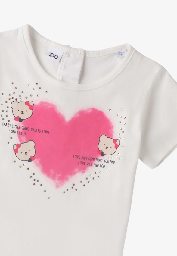 T-SHIRT DZIEWCZĘCY I DO 4 F293