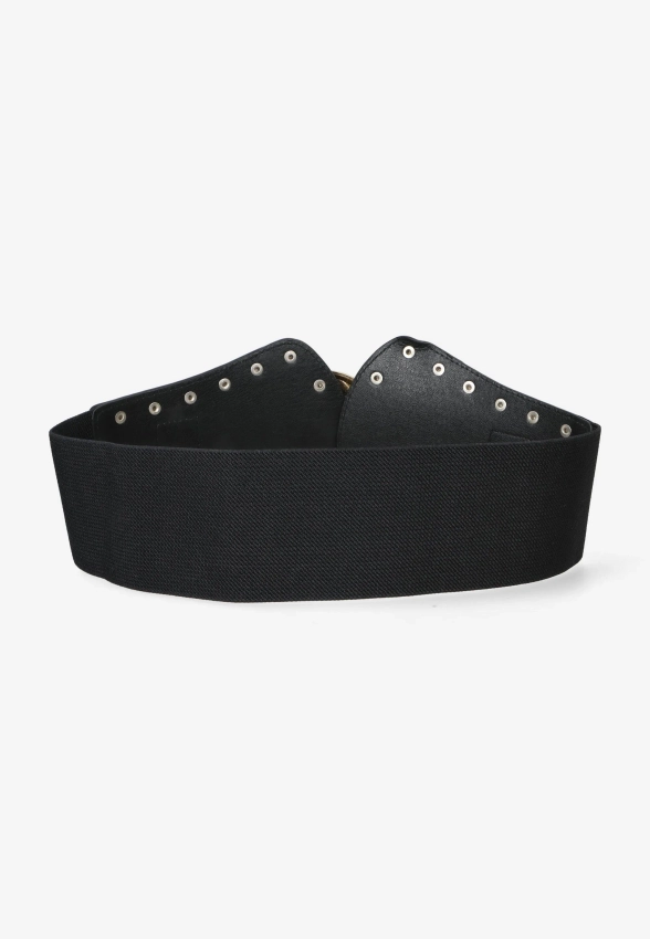 SZEROKI ELASTYCZNY PASEK DAMSKI Z ĆWIEKAMI CTLD-781