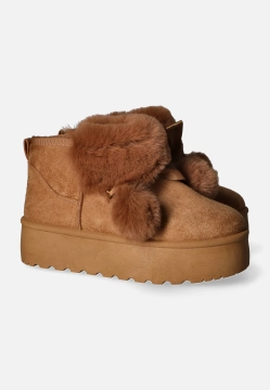 PANTOFLE DAMSKIE NA PLATFORMIE ZA KOSTKĘ LAURA BIAGIOTTI 9265