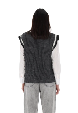 KAMIZELKA DAMSKA Z DOMIESZKĄ WEŁNY TU PER TU 5460FREDDO