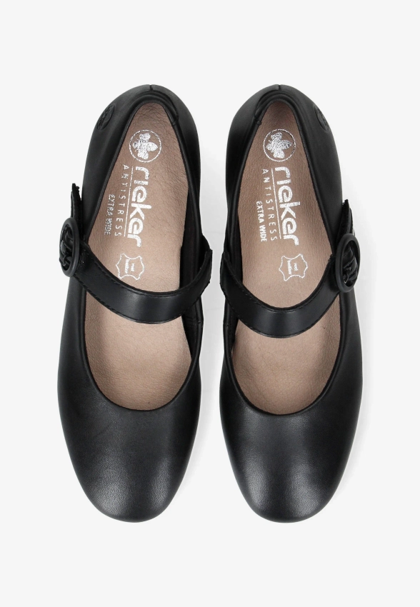 SKÓRZANE CZÓŁENKA DAMSKIE RIEKER 43455-00