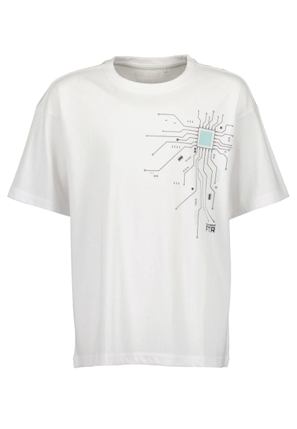 T-SHIRT CHŁOPIĘCY Z NADRUKIEM BLUE SEVEN 602823 X