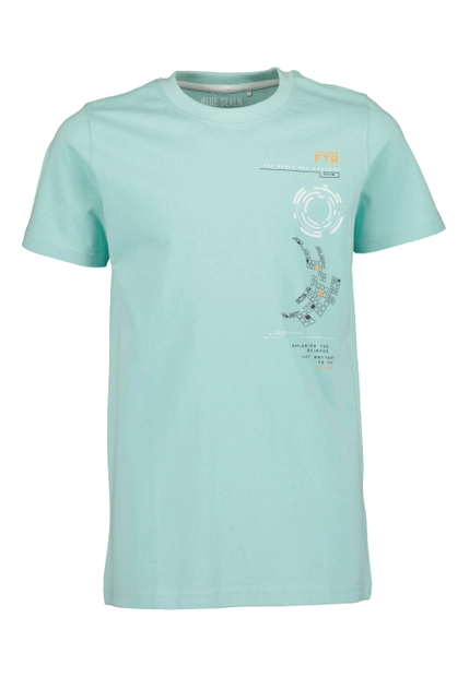 T-SHIRT CHŁOPIĘCY Z NADRUKIEM BLUE SEVEN 602826 X