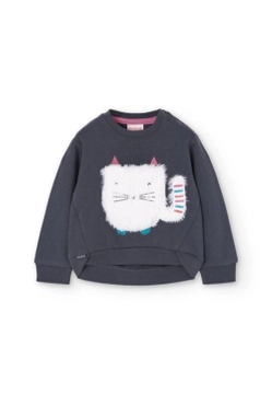 BLUZA DZIĘWCZECA Z APLIKACJĄ BOBOLI 229148