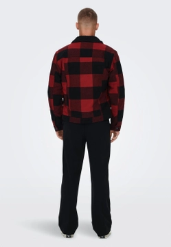 PRZEJŚCIOWA KURTKA MĘSKA ZE SZTUCZNYM KOŻUCHEM ONLY&SONS 22023526