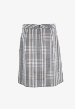 SPÓDNICA DAMSKA W KRATĘ Z DOMIESZKĄ WISKOZY VIVACE P22115-C