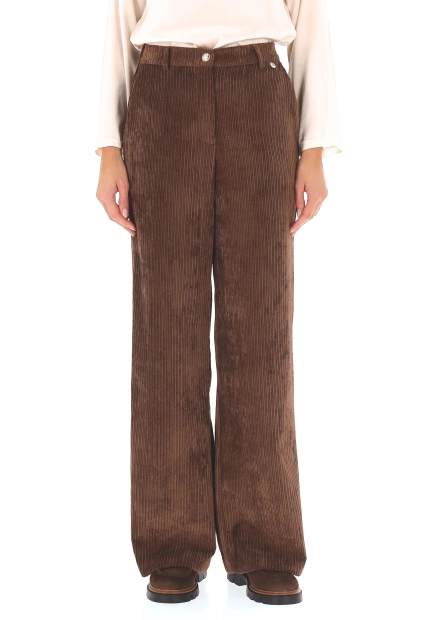 SZTRUKSOWE SPODNIE DAMSKIE EKS L3762