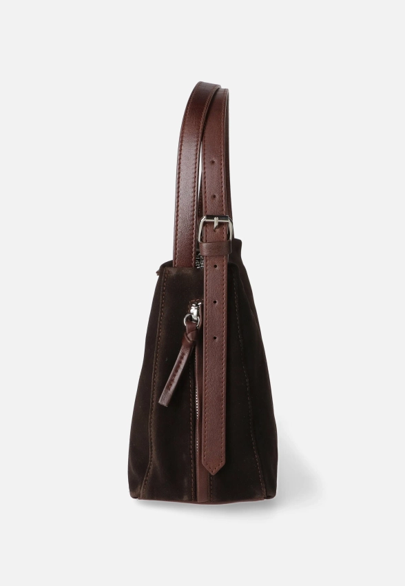 ZAMSZOWA TOREBKA DAMSKA BRUNO ROSSI C350M