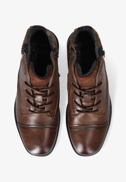 SKÓRZANE TRZEWIKI MĘSKIE BUGATTI 321-A0U3L3500