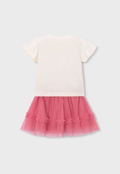 KOMPLET DZIEWCZĘCY T-SHIRT I SPÓDNICA MAYORAL 3946
