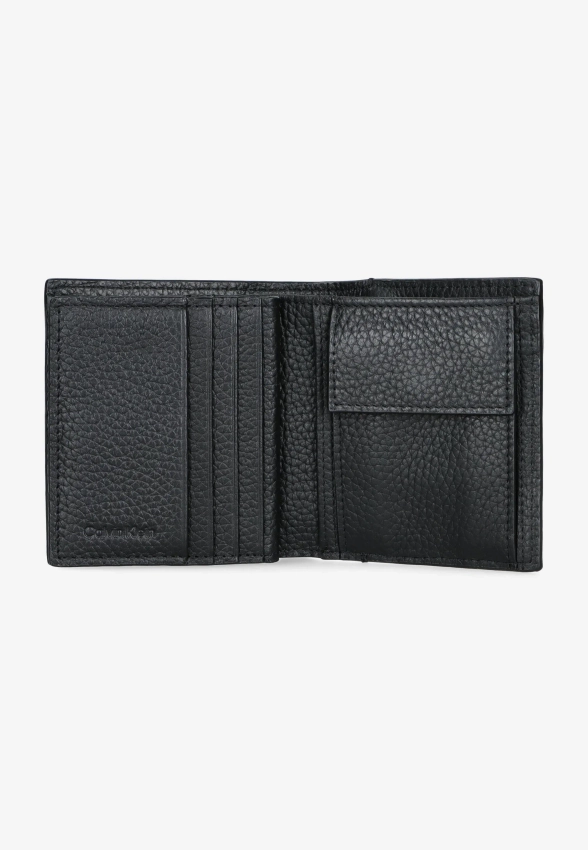 SKÓRZANY PORTFEL MĘSKI SKŁADANY NA PÓŁ RFID CALVIN KLEIN LV04D1063GC