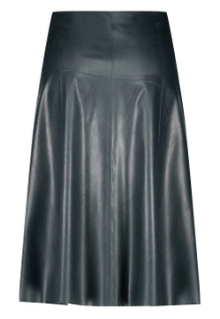 SPÓDNICA DAMSKA ZE SKÓRY EKOLOGICZNEJ GERRY WEBER 210020-31223