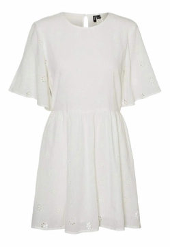 LNIANA SUKIENKA Z AŻUROWYM HAFTEM VERO MODA 10281728