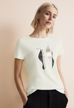 T-SHIRT DAMSKI Z NADRUKIEM STREET ONE 1 320899