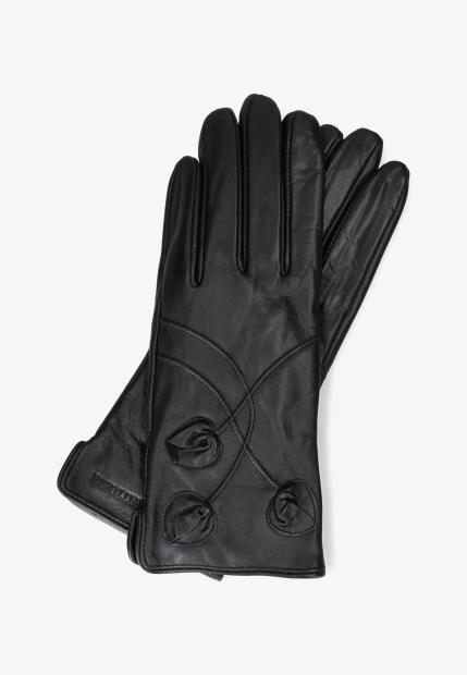 RĘKAWICZKI SKÓRZANE DAMSKIE WITTCHEN 44-6A-712-1