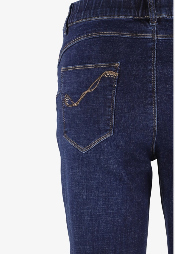 JEANSY DAMSKIE Z ELASTYCZNYM PASKIEM EMANUELA COSTA EC6838INF