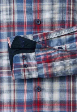 KOSZULA MĘSKA Z DŁUGIM RĘKAWEM W KRATĘ REDMOND 252090110