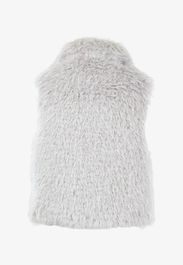 KAMIZELKA DAMSKA ZE SZTUCZNEGO FUTERKA ZAPINANA NA ZAMEK CENSURED VWC691 FUR5