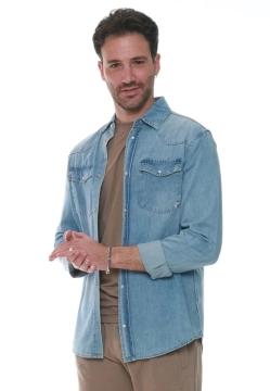 KOSZULA MĘSKA JEANS KEYJEY C111