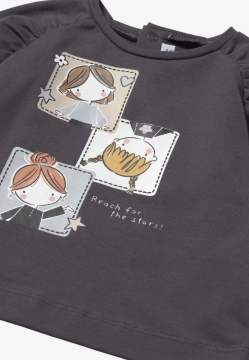 T-SHIRT DZIEWCZĘCY  MAYORAL 2081