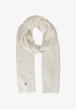 KOMPLET DAMSKI CZAPKA I SZLIK Z DOMIESZKĄ WEŁNY I ALPAKI TOMMY HILFIGER AW0AW17995C