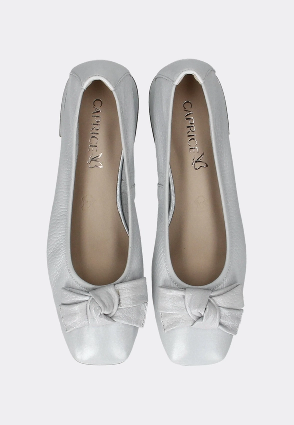 SKÓRZANE BALERINY DAMSKIE CAPRICE 9-22105-42