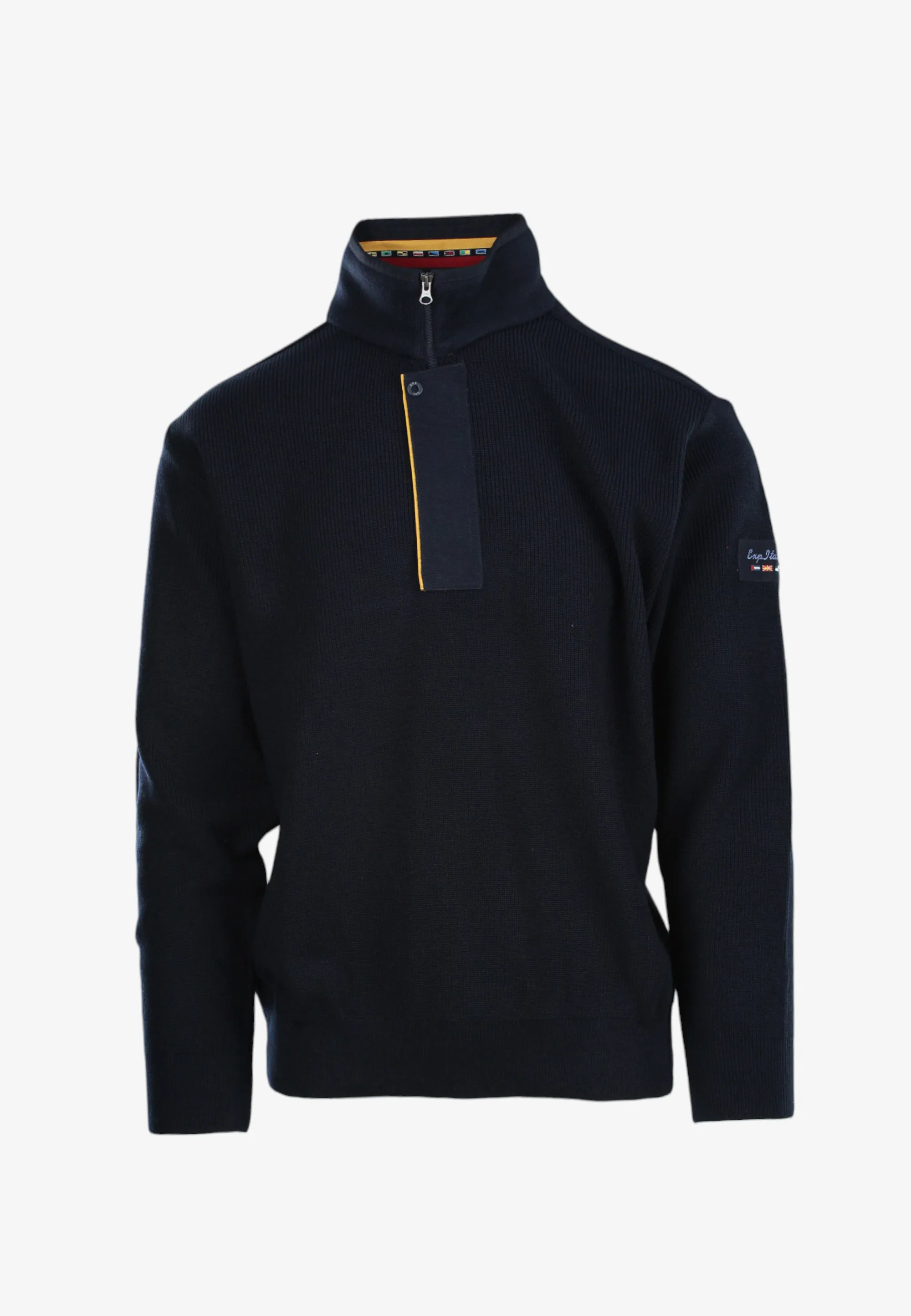 SWETER MĘSKI Z DOMIESZKĄ WEŁNY SAIL EXP 82084