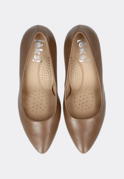 SKÓRZANE CZÓŁENKA DAMSKIE EKS  354-7021