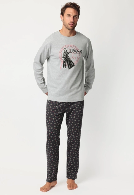 BAWEŁNIANA PIŻAMA MĘSKA ADMAS Z KOLEKCJI STAR WARS 63479