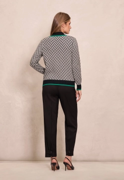 ROZPINANY SWETER DAMSKI W JODEŁKĘ ANCORA TOBRUK