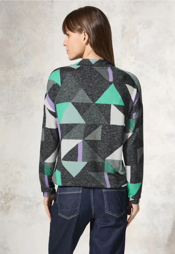 T-SHIRT DAMSKI Z GRAFICZNYM WZOREM CECIL 5 322380