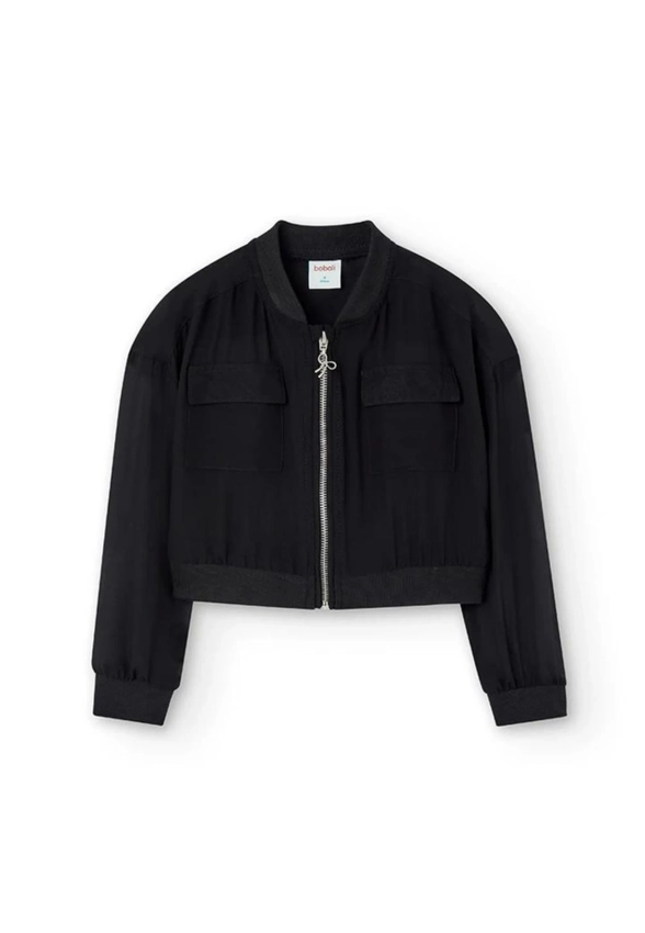 BLUZA DZIEWCZĘCA Z PRZEŹROCZYSTEGO MATERIAŁU BOBOLI 726454