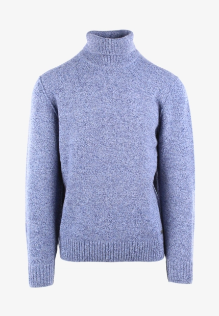 GOLF MĘSKI Z DOMIESZKĄ WEŁNY I WISKOZY PIERRE CARDIN C5 51613 5123