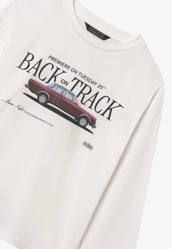 T-SHIRT CHŁOPIĘCY Z NADRUKIEM MAYORAL 7006