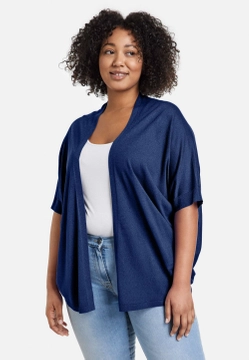 KARDIGAN DAMSKI Z KRÓTKIM RĘKAWEM SAMOON 232010-25203