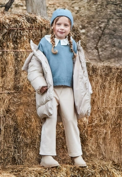 SPODNIE DZIEWCZĘCE Z ZASZEWKAMI MAYORAL 4573