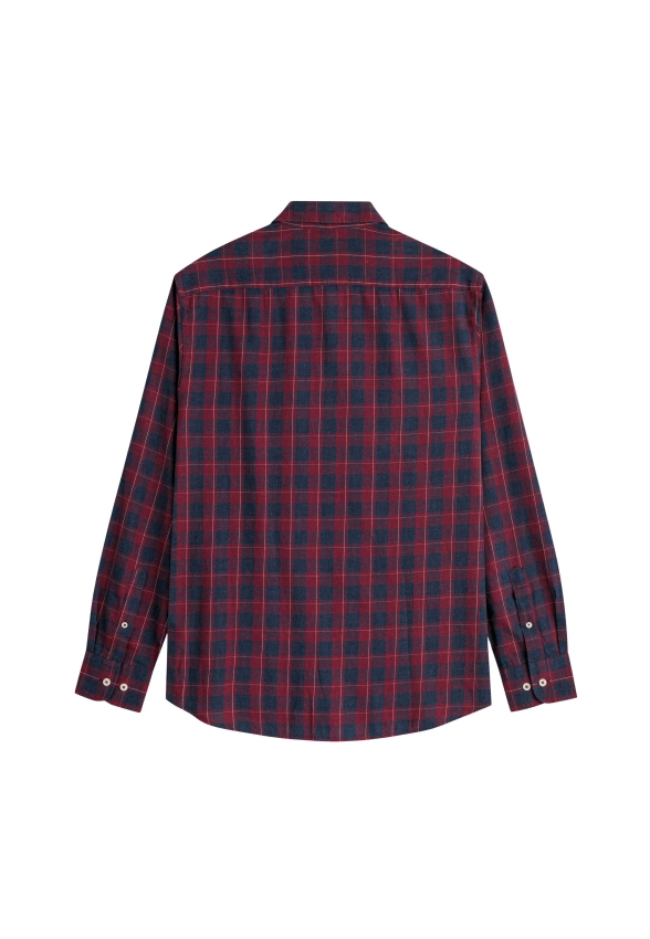 KOSZULA MĘSKA Z DŁUGIM RĘKAWEM W KRATĘ MCS 3MSH211-05614