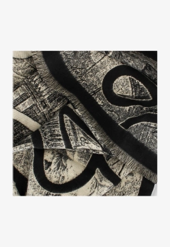 SZAL DAMSKI Z WISKOZY I WEŁNY Z FRĘDZLAMI YINQ1640