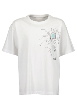 T-SHIRT CHŁOPIĘCY Z NADRUKIEM BLUE SEVEN 602823 X