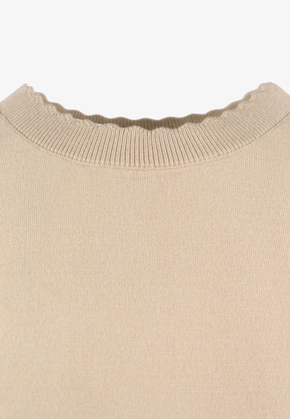 SWETER DAMSKI Z FALBANKOWYM DEKOLTEM ZAPS AVOLA