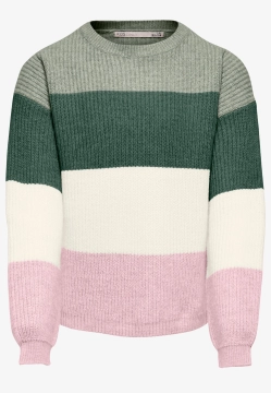 SWETER DZIEWCZĘCY W PASY ONLY 15207169