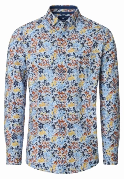 KOSZULA MĘSKA Z WZOREM W LIŚCIE REDMOND 252460111