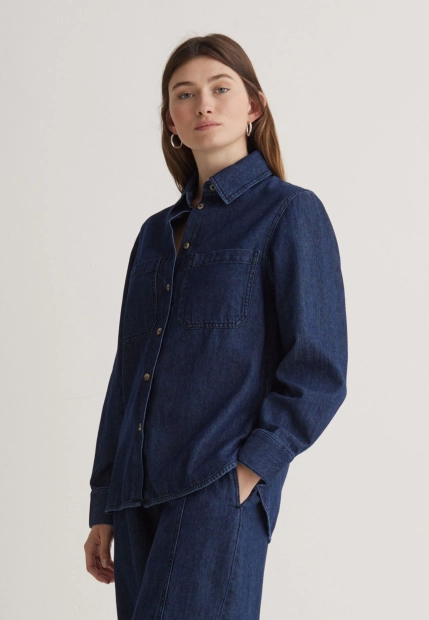 JEANSOWA KOSZULA DAMSKA YERSE 43819