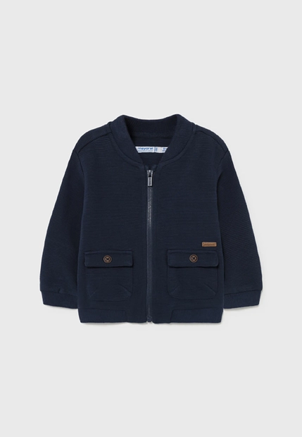 Dzianinowy elegancki płaszcz Mayoral baby 2426